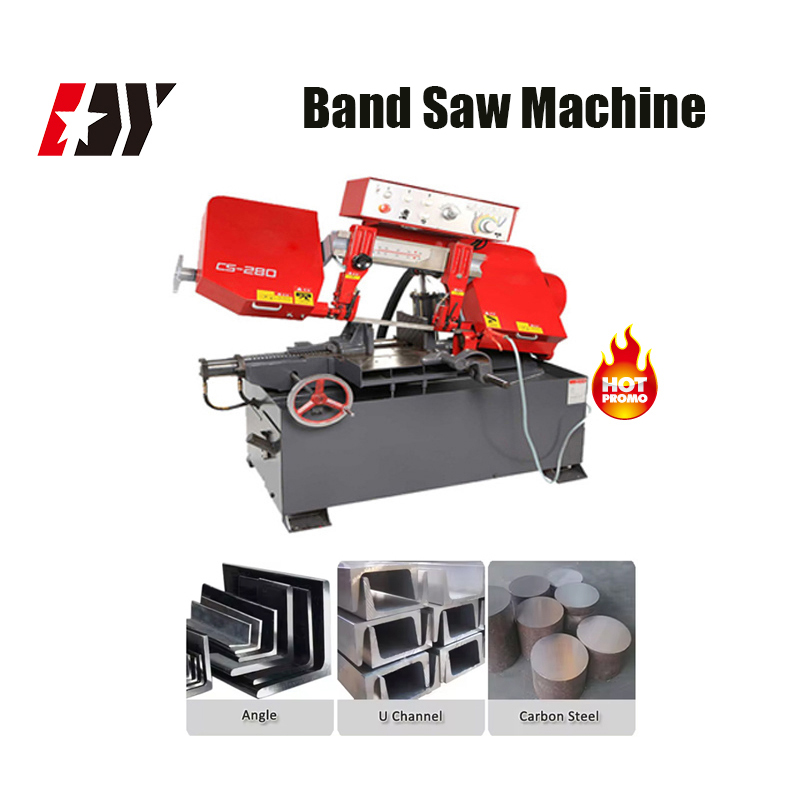 China Factory High Precision Iron Bar Cutting Horizontal Metal Cutting Bandsaw Machine